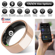 Smart Ring Health Tracker with Sleep & Fitness Monitoring