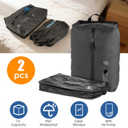 17L Vacuum Storage Bags with Rechargeable Pump - 2 Pack