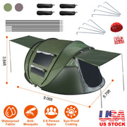 Pop Up Tent 5-8 Person Automatic Instant Setup Waterproof