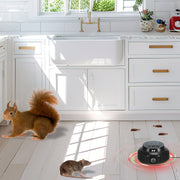 360¡ Ultrasonic Mice Repellent Indoor Rodent Repeller Rat Squirrel Rodent Chaser with 3 Modes 2 Strobe Lights for Kitchen Warehouse