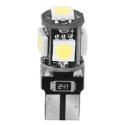 20Pcs T10 SMD5050 LED Light Bulbs 6000K Wedge Light Lamps Dome Map License Plate Car Interior Festoon Lights Kits