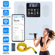 Smart Body Composition Scale with App Sync & 18 Health Metrics