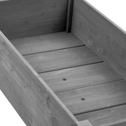 Elevated Raised Garden Bed with Legs 48x24x30in Fir Wood