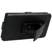 Black Slide Case with Belt Clip & Kickstand for Motorola