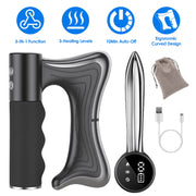 Heated Muscle Scraper Tool with Vibration and Massage Modes