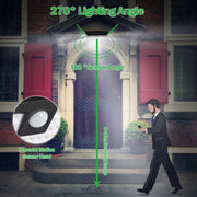 Solar Lights 118 LEDs Solar Wall Light Outdoor Motion Sensor Lamp IP65 Waterproof 120¡ Sensing 270¡Wide Lighting Angle for Garage Garden Pathway