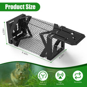 2PCS Humane Mouse Traps – Reusable Live Catch & Release Cages