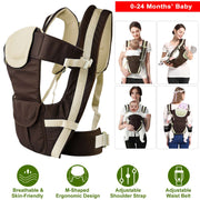 Baby Carrier Breathable Adjustable Wrap with 4 Positions