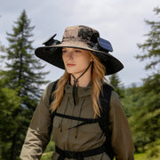 Solar Fan Hat with UPF50+ Sun Protection and Neck Flap