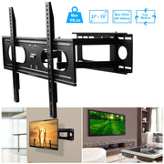 Full Motion TV Wall Mount Swivel Tilt TV Wall Rack Support 37-70Ó TV Wall Mount Max VESA Up To 600x400mm Holds Up To 99LBS