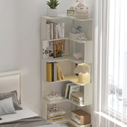 6-Tier L-Shaped Corner Bookshelf with Anti-Tip Safety Kit