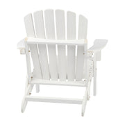 Folding Adirondack Chairs Set of 2 - Hemlock Wood Outdoor Seating