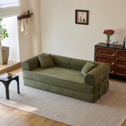 78.8" Convertible Floor Sofa Bed with High Density Foam