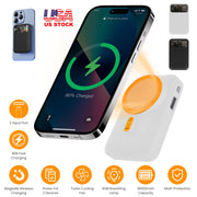 Magsafe Wireless Power Bank 10000mAh Magnetic Portable 18W Fast Charger Fit for IOS Phone 15/14/13/12 Series and More