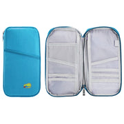 Travel Passport Wallet 12Cells Ticket ID Credit Card Holder Water Repellent Documents Phone Organizer Zipper Case Business Trip Daily Use