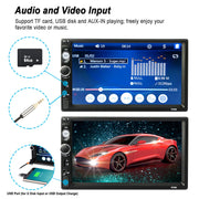 7-Inch Touchscreen Car Stereo with Bluetooth & Backup Camera