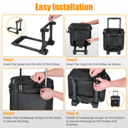 Rolling Cooler Bag with Wheels 35L Insulated Collapsible