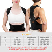Posture Corrector Back Brace with Magnetic Lumbar Support