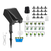 Solar Drip Irrigation System for 15 Plants with Timer