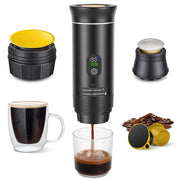 Portable Espresso Machine with Self-Heating & 7500mAh Battery