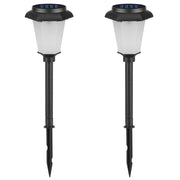 2Pcs Solar Flame Torch Light IP65 Waterproof Flickering Flame Stake Lamp Decorative Landscape Lamp For Garden Path Yard