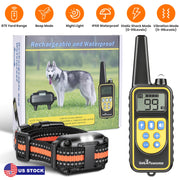 Remote Dog Training Collar with 4 Modes & 875 Yard Range