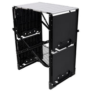 Folding Camping Kitchen Table with Heat-Resistant Top