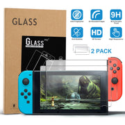2 Pack Screen Protector Tempered Glass Screen Saver HD Anti-Scratch for Nintendo Switch6.2 Inch Protector Film