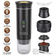 Portable Espresso Machine with Self-Heating & 7500mAh Battery