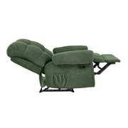 Overstuffed Recliner Chair with Adjustable Backrest & Footrest