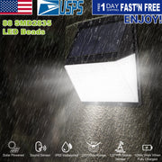 Solar Lights 88 LEDs Wall Lamps Outdoor 120¡ Motion Sensor Sound Control Lightings 270¡Illumination IP65 Waterproof w/ 2.5m Extend Wire for Garage Gar