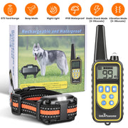 Remote Dog Training Collar with 4 Modes & 875 Yard Range