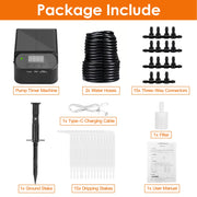 Solar Drip Irrigation System for 15 Plants with Timer