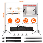 Backdrop Stand 6.5x10ft Adjustable Photography Support System