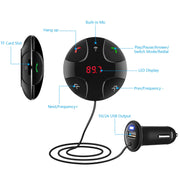 Wireless FM Transmitter wireless 4.2 Car Kit Fast USB Charge Hands-free Call MP3 Player TF Card LED Display for Car Audio System