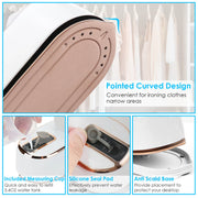 1000W Portable Handheld Steamer for Hang Flat Ironing Travel Garment Steamer with 180° Rotatable Handle 10S Fast Heating Clothing Wrinkles Remover for