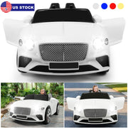 Kids Electric Ride On Car with Parental Remote Control Early Education Music Swaying Car Lights With 3 Adjustable Speeds