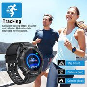 1.3in Wireless Fitness Tracker IP67 Waterproof Smart Watch Sport Bracelet w/Heart Rate Blood Pressure Sleep Monitor For Android IOS