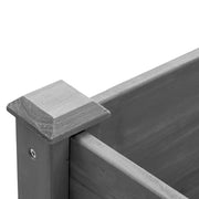Elevated Raised Garden Bed with Legs 48x24x30in Fir Wood