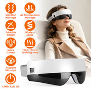 Eye Massager with Heat, Air Compression & Voice Control