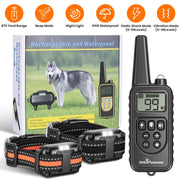 Remote Dog Training Collar with 4 Modes & 875 Yard Range