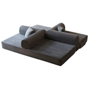 78.8" Convertible Floor Sofa Bed with High Density Foam
