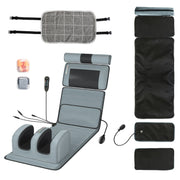 Full Body Massage Mat – Heat, Vibration, Neck & Foot Massage, Pillow Support