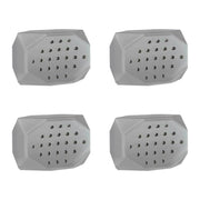 4 Pack Jawline Exerciser for Men Women Jaw Trainer Shaper Sagging Skin Double Chin Reducer with 3 Resistance Levels for Beginners Intermediate Expert