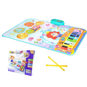 Baby Musical Mat With 55 Music Sounds Toddler Toys Floor Piano Keyboard Mat Drum Mat Carpet Educational Musical Learning Toy Infant Music Toy for 1 2