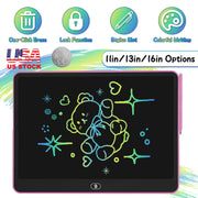 LCD Writing Tablet for Kids with Stylus & Lock Function